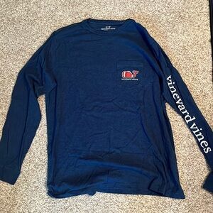 Vineyard Vines Football Long Sleeve Tee
